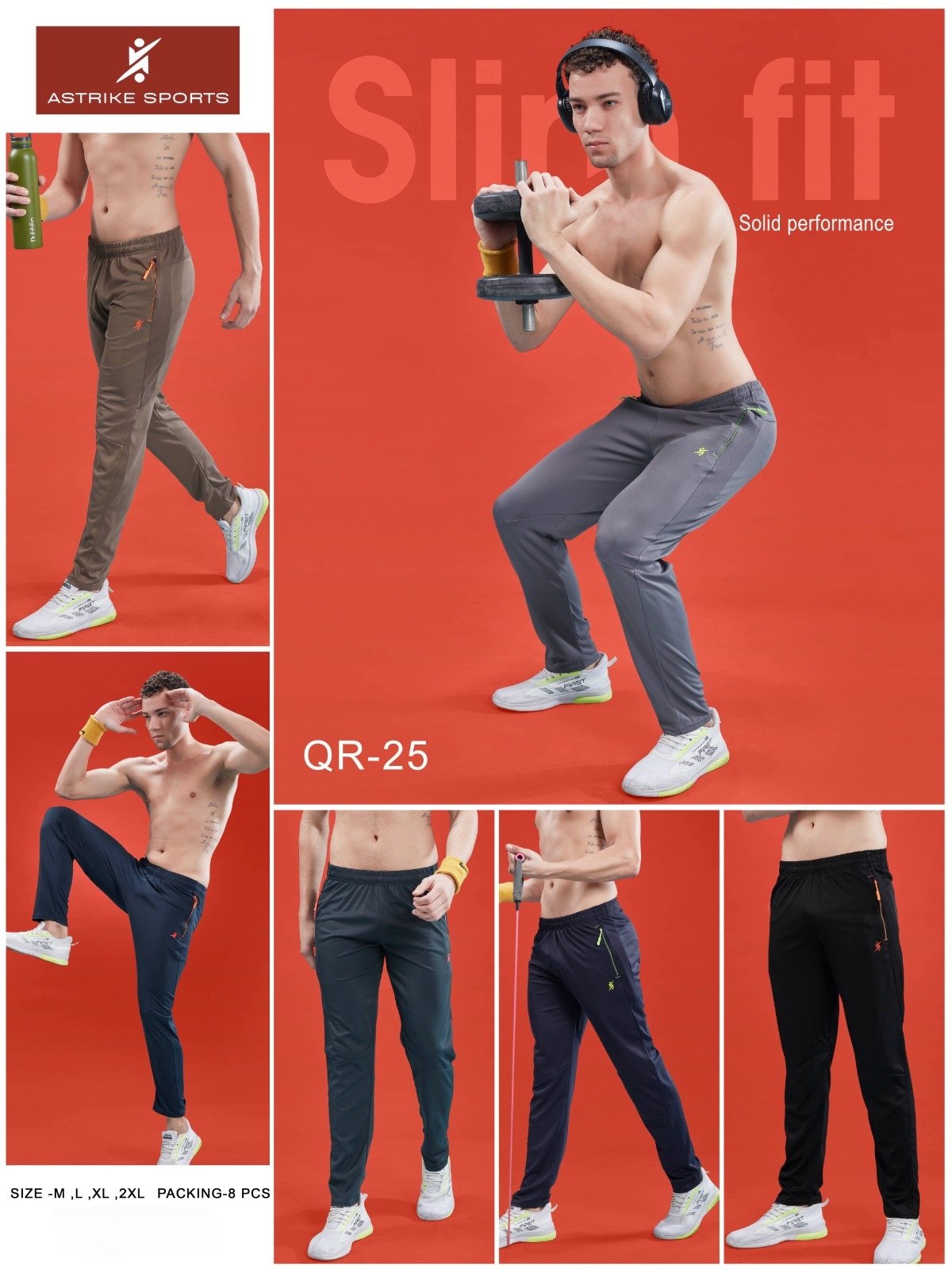 Men's Trackpants- QR-25