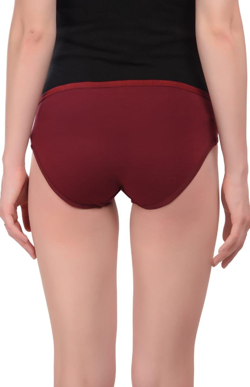 Teusy Woman Low Waist Maternity Panty set-Mint Green (Maroon)