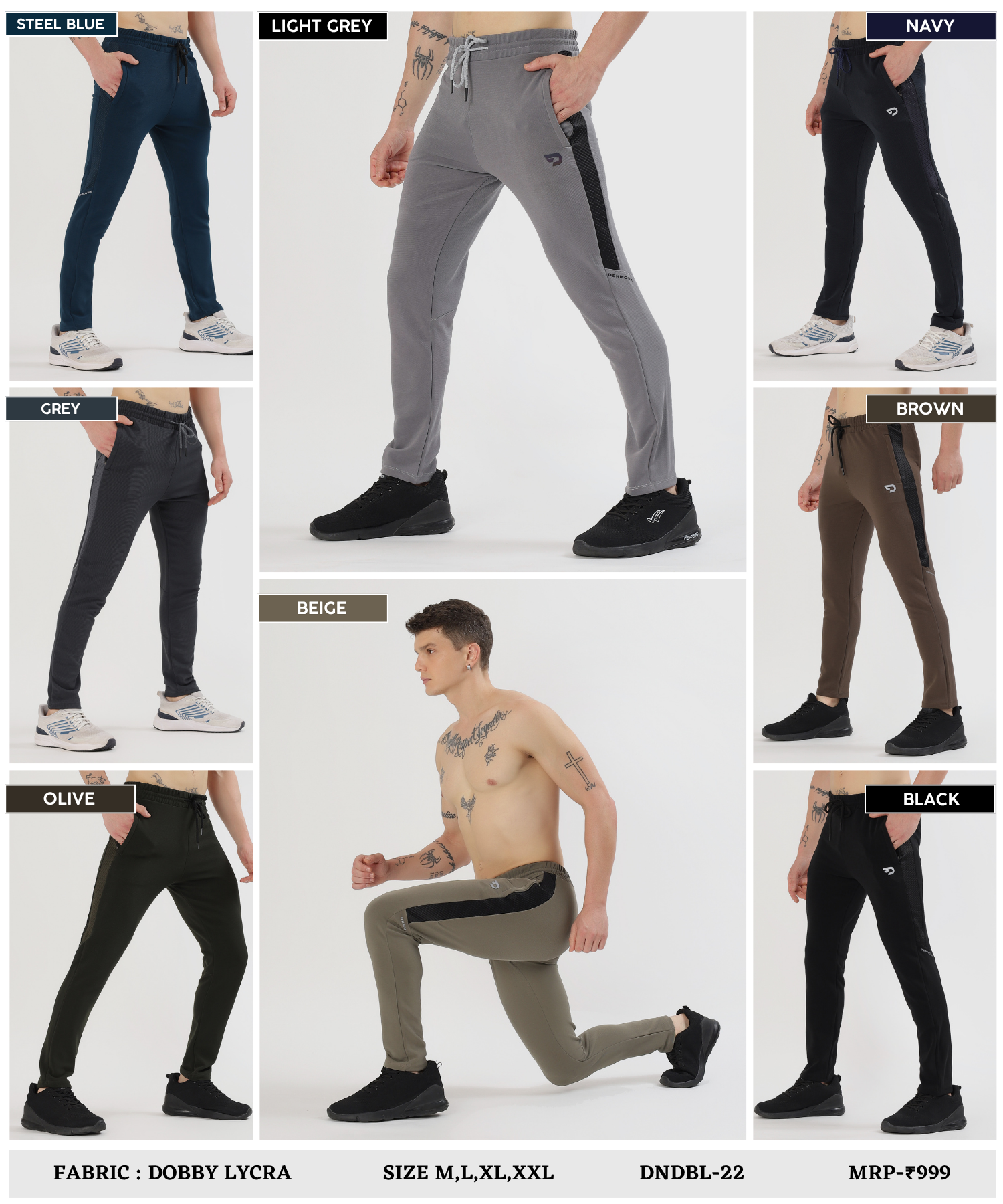 Imported Dobby Lycra TrackPant (GSM 280)-DnDbL-S7-22