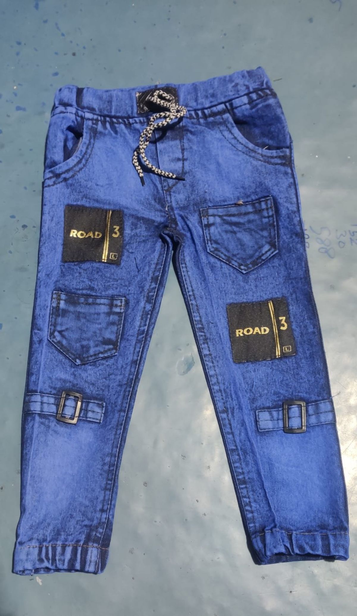 SG Fashion Kids Boys Jeans Set- Blue