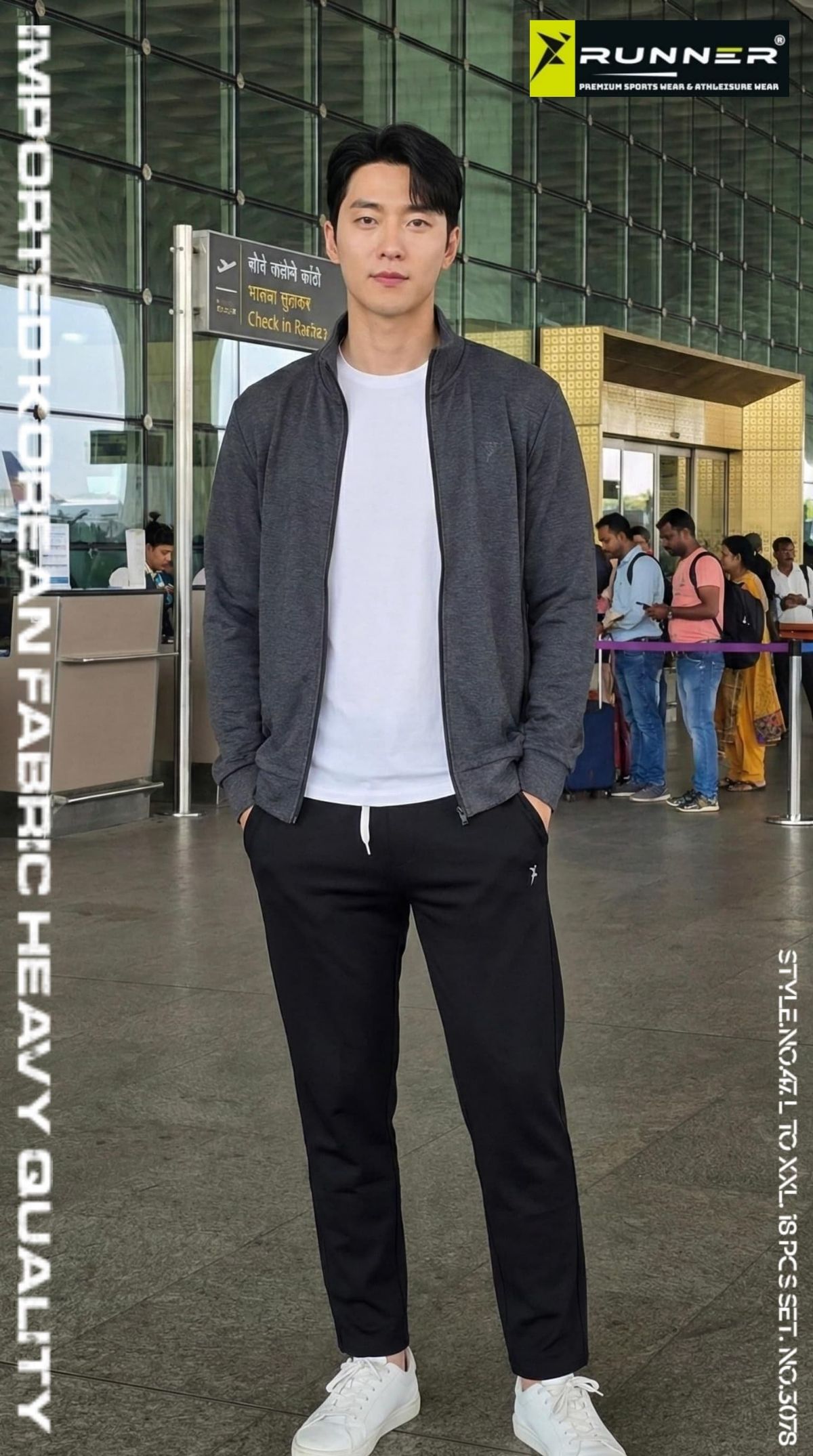 RUNNER Men's Korean Trackpants D No- 47