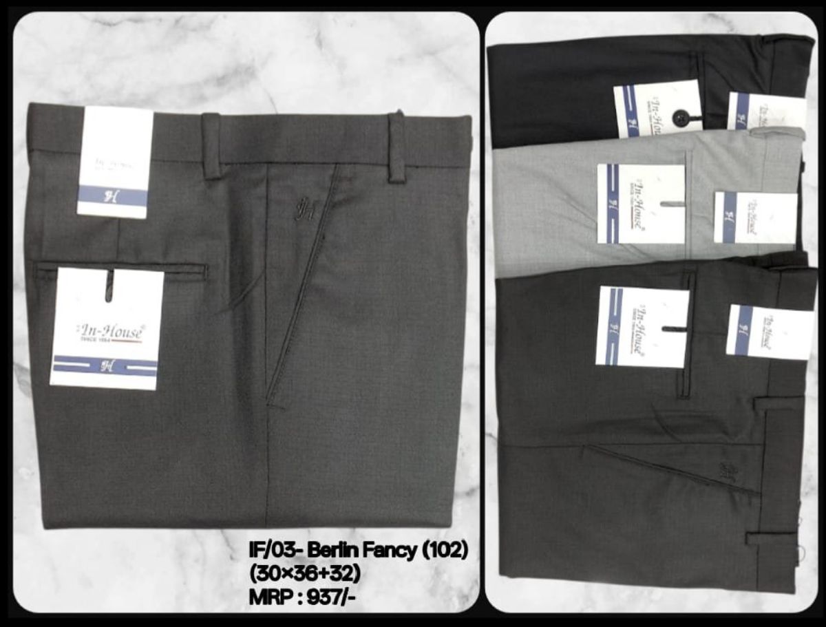In-house Trouser For Men's -IF/03- Berlin Fancy (102)