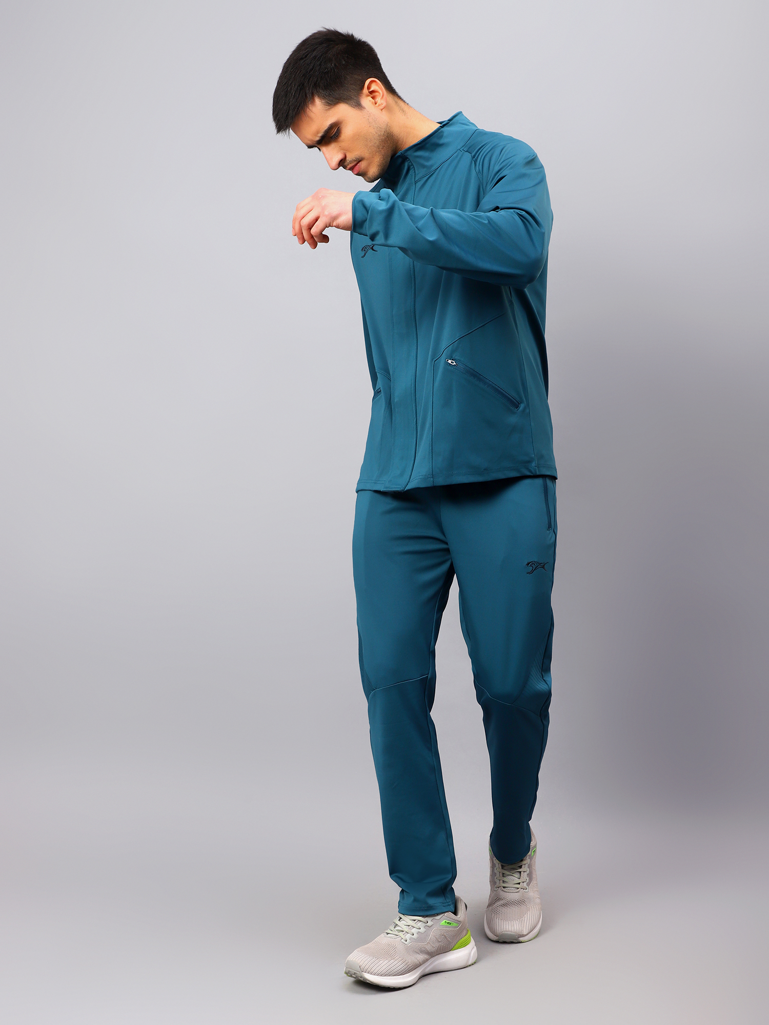 Men's Tracksuit  SNTSW105M-Air Force/Light Grey-XXL