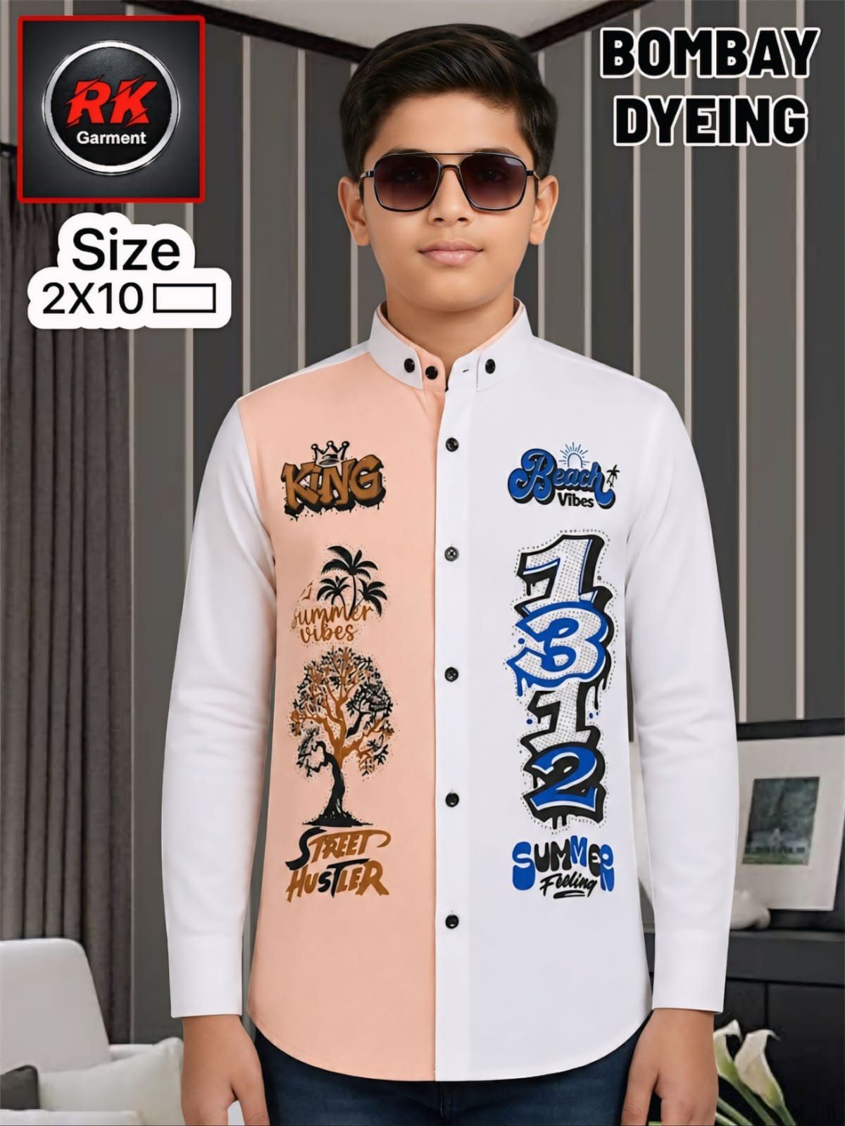 SG Fashion Kids Boys Shirts Set (2-10yrs)