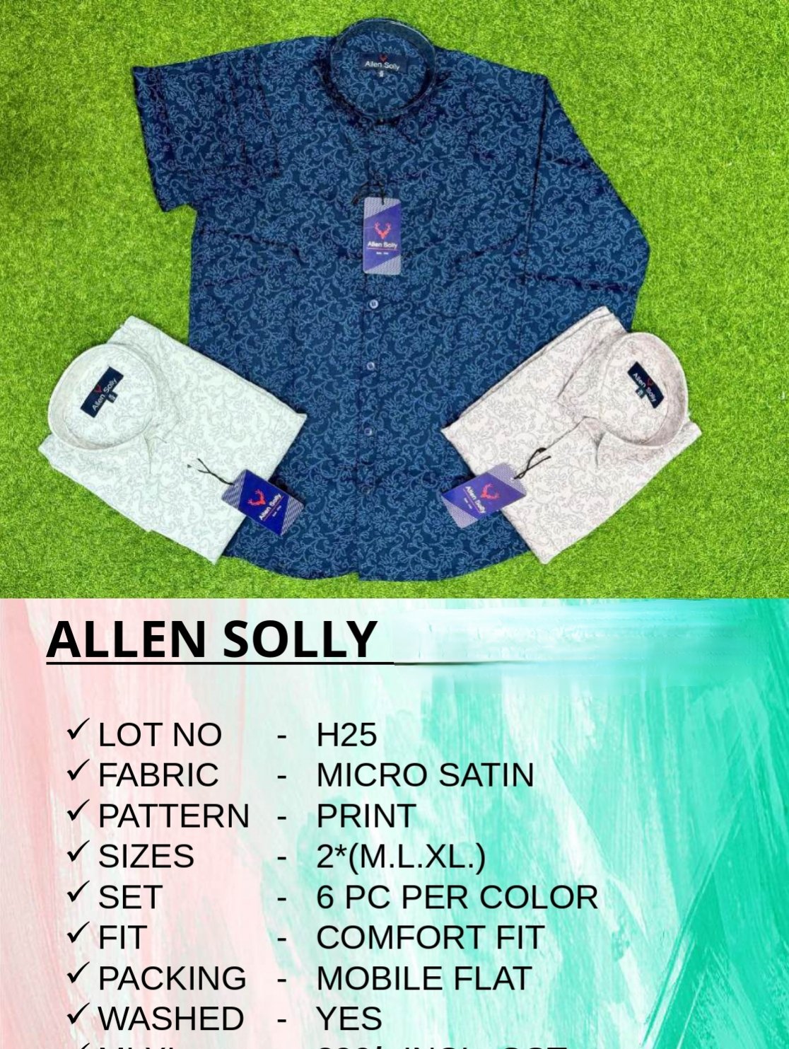 Men's Shirts- ALLEN SOLLY