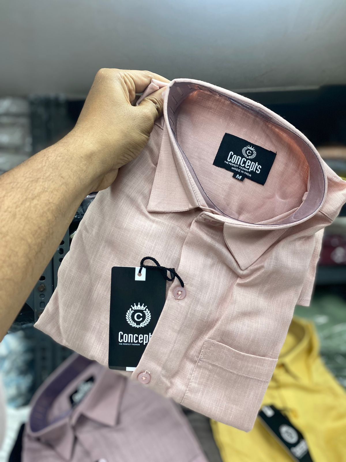 Concepts Men's Shirts Cotton Linen