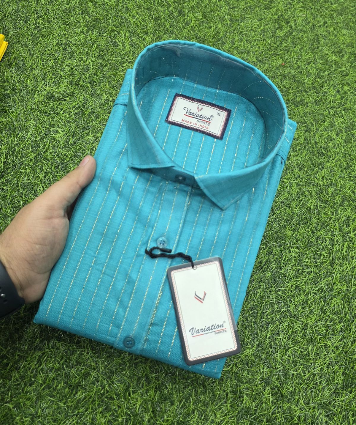 Variation Papper Cotton Stripes Men's Shirts