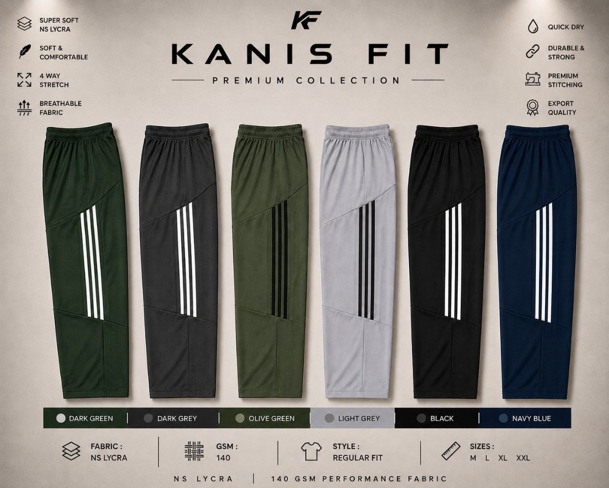 Men's NS Lycra Impoted Fabric Trackpants