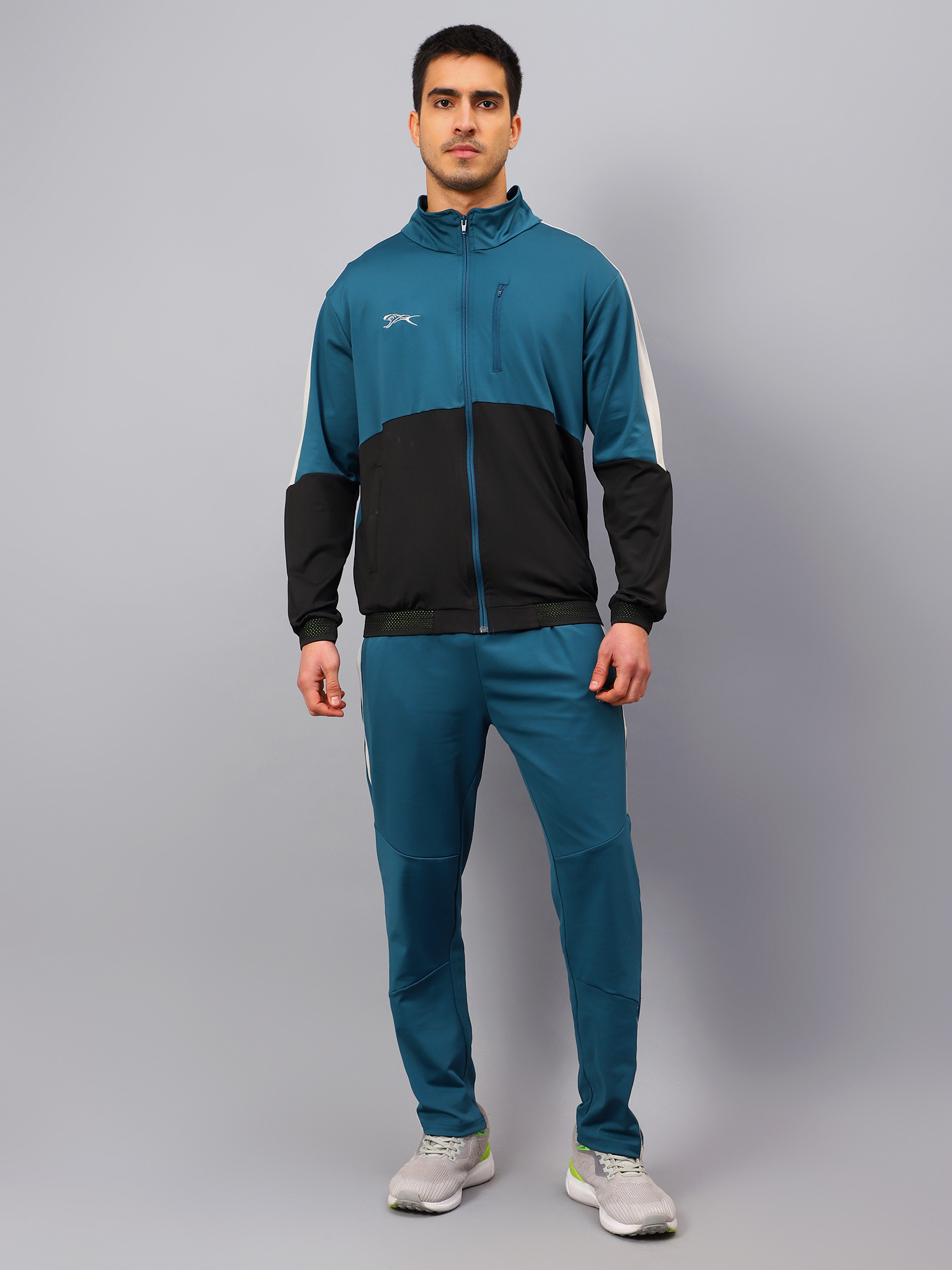 Men's Tracksuit  SNTSW104M
-Air Force/Black/Light Grey-3XL