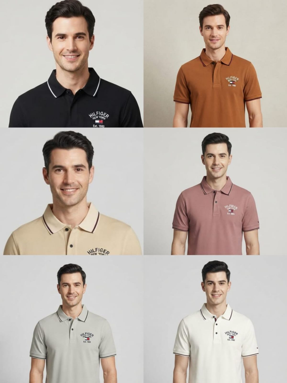 Polo Collared Neck T-shirts For Men's