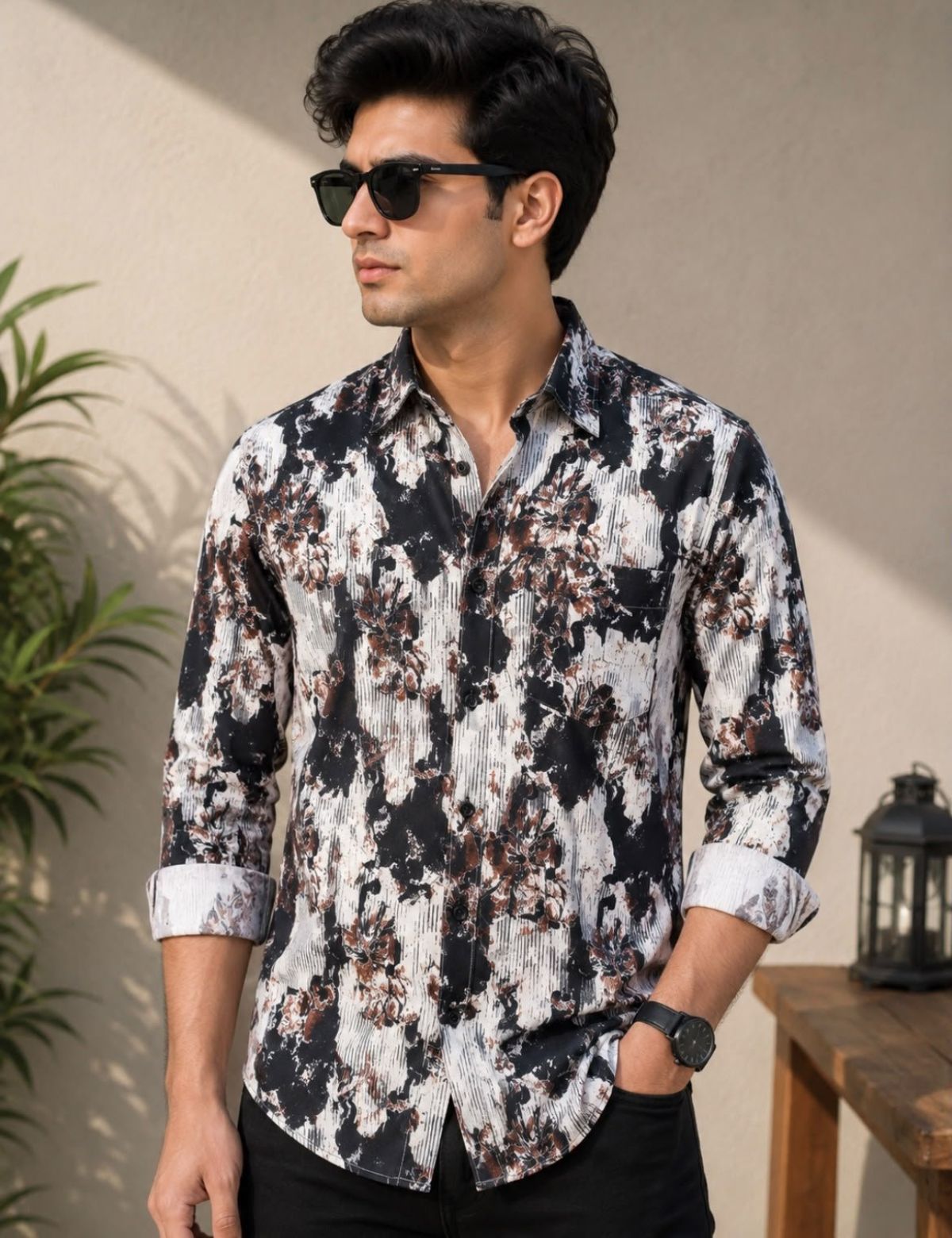 Slub Linen Shirts for Men's