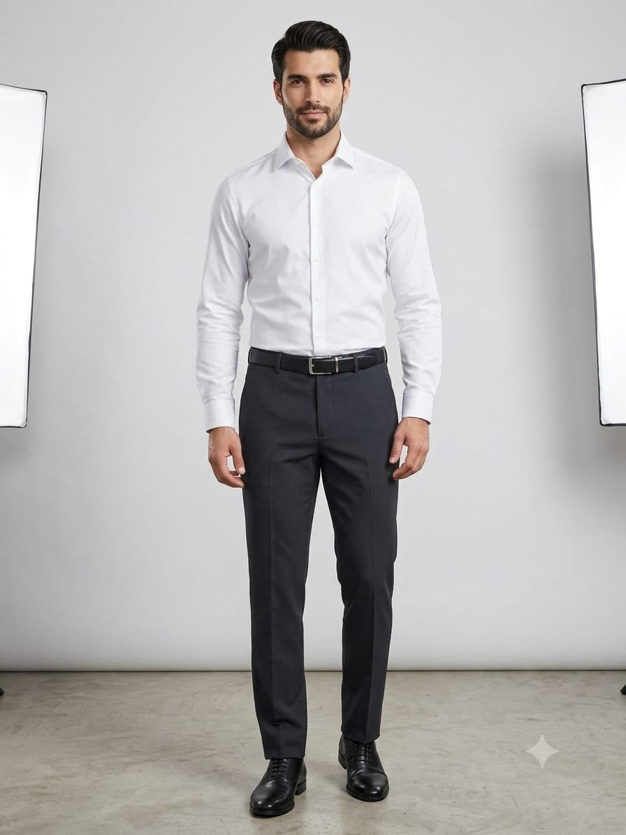 Updry Narrow Barbie Men's Formal pants -Black