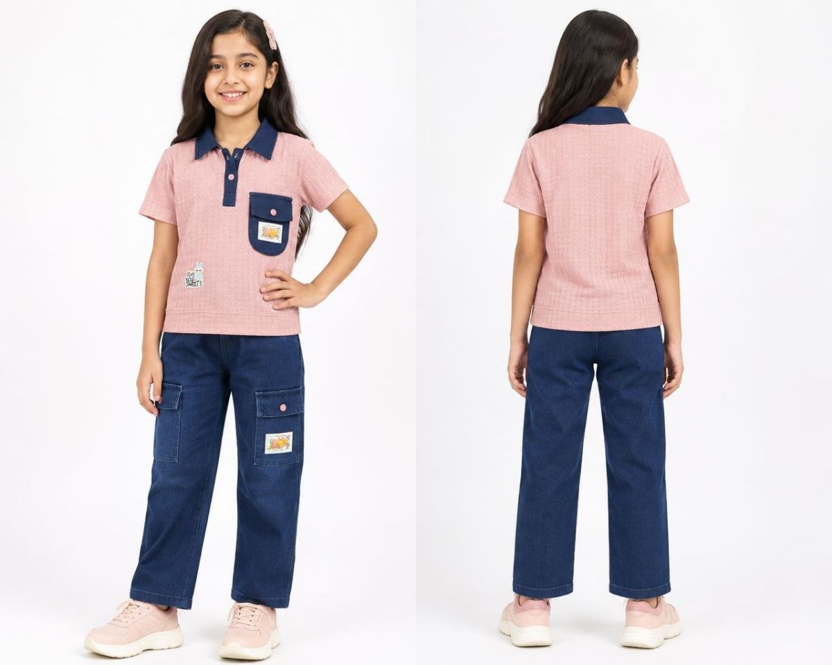 SG Fashion Giels Top Bottom Set
