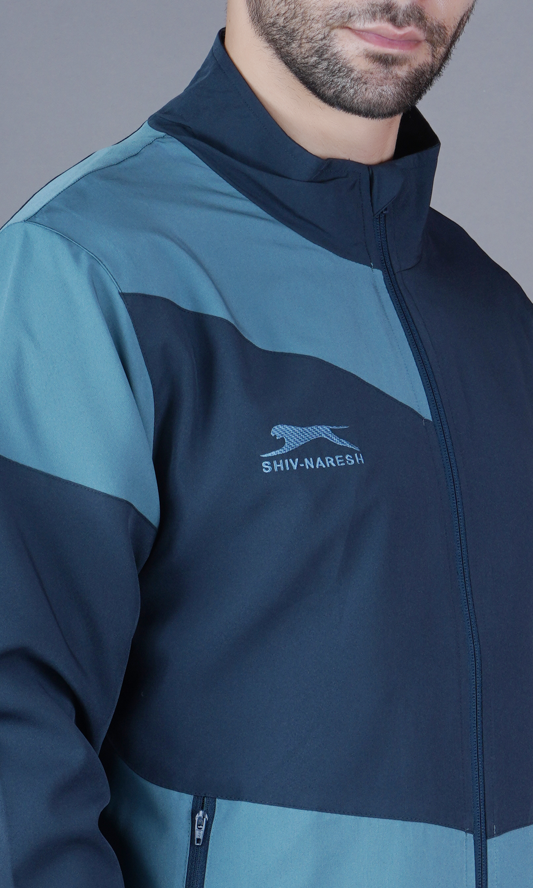 Men's Tracksuit  SNTSW108M-Air Force/Light Blue-XL