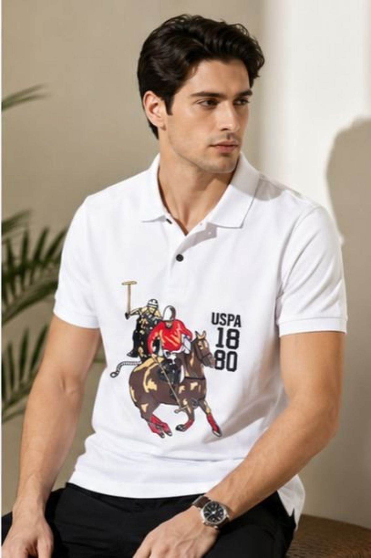 China Cotton Lycra Printed T-Shirts for Men's