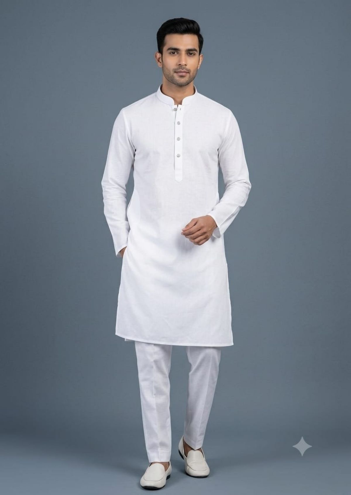 KRX Men's Cotton Plain  Kurta Set
