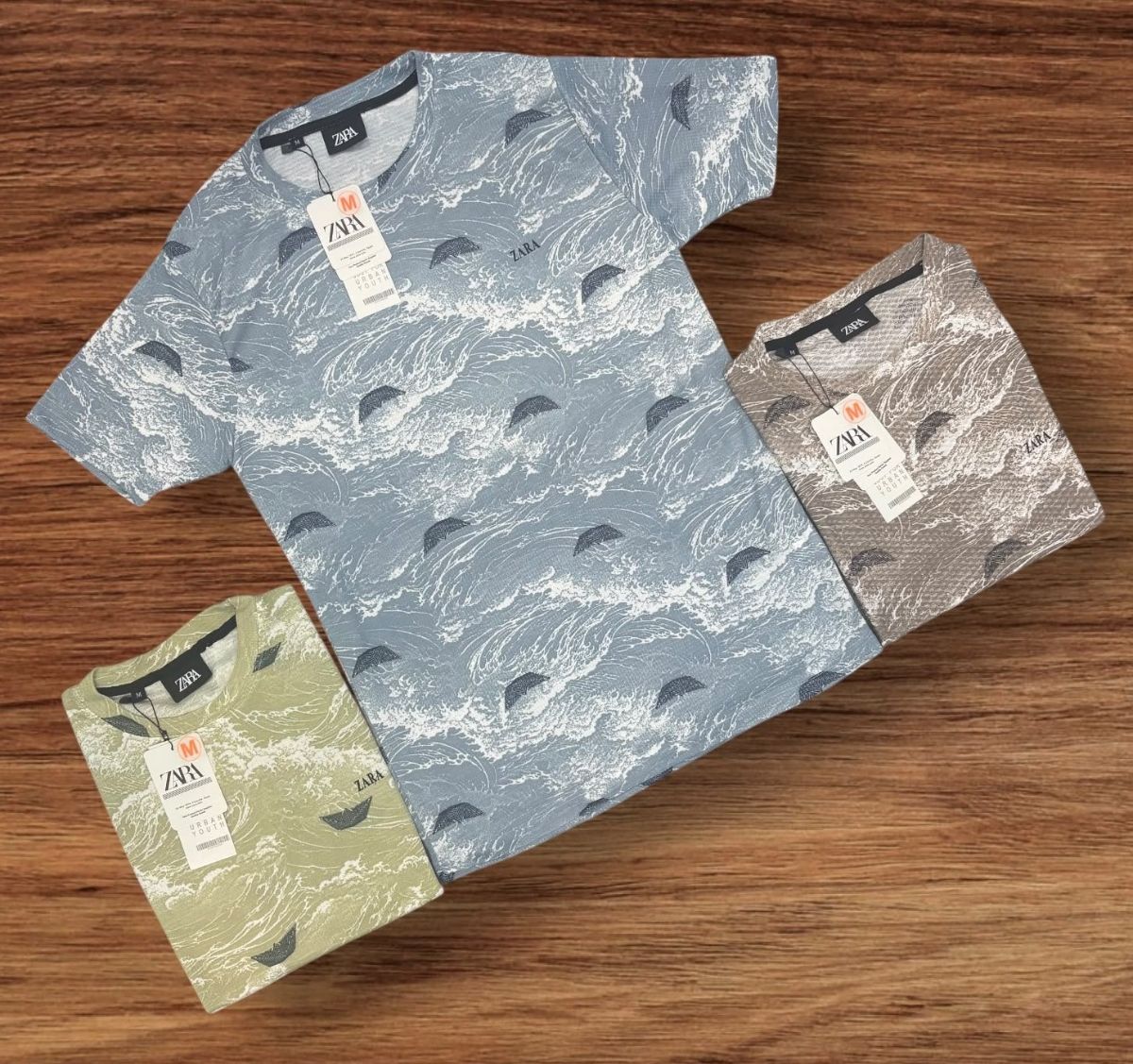 Men's Digital Printed Lycra Half Sleeves T-shirts