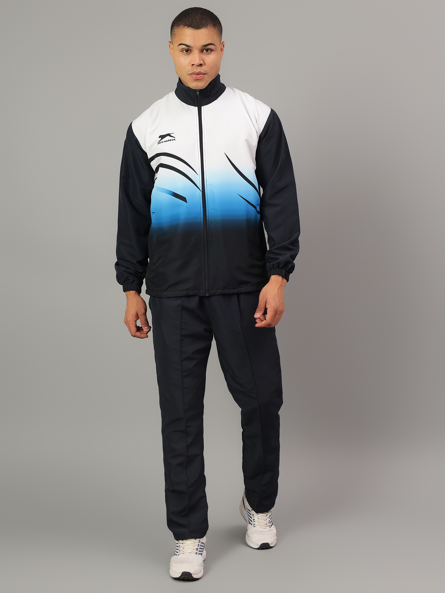 Men's Tracksuit  D-SNTSTZHS965_Navy/White/Cyan_S_TZ