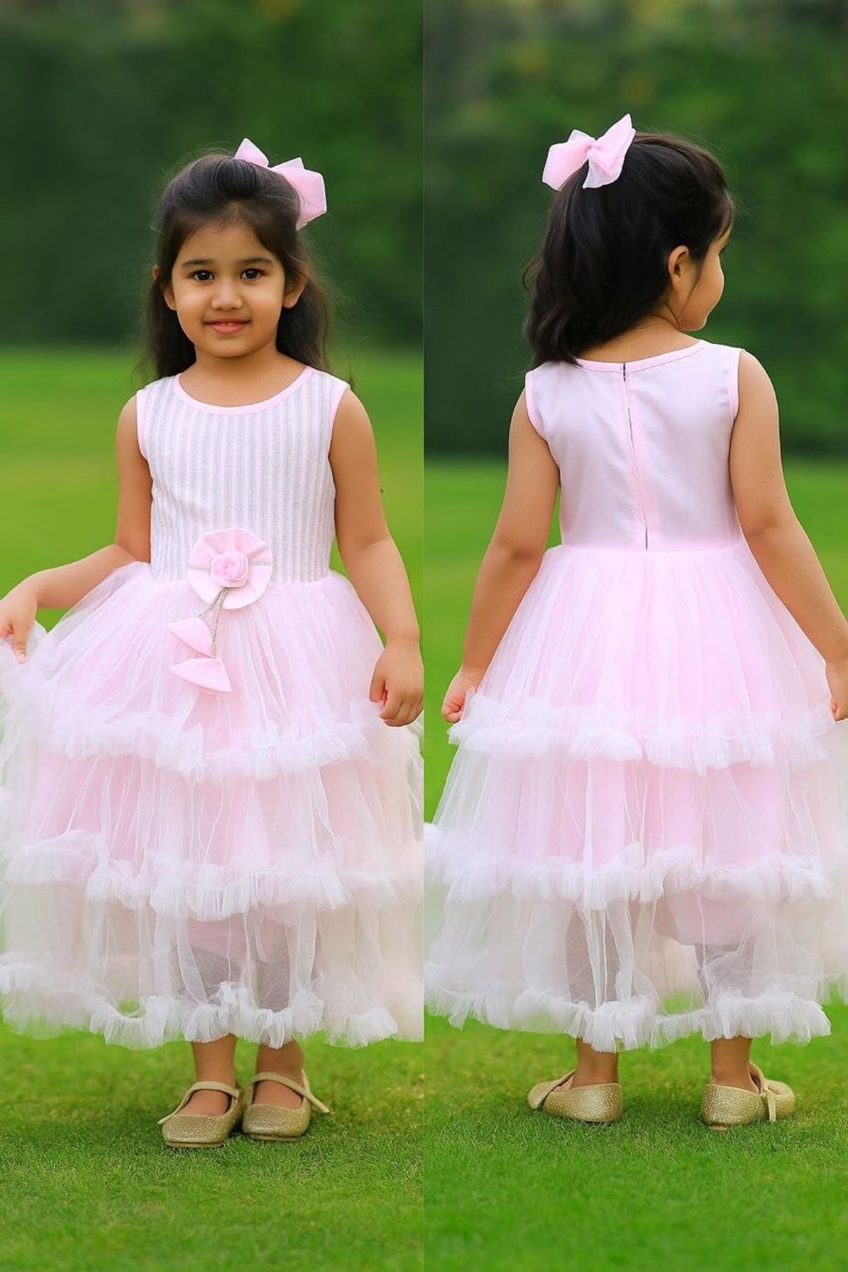 SG Fashion Girls Frock- Net