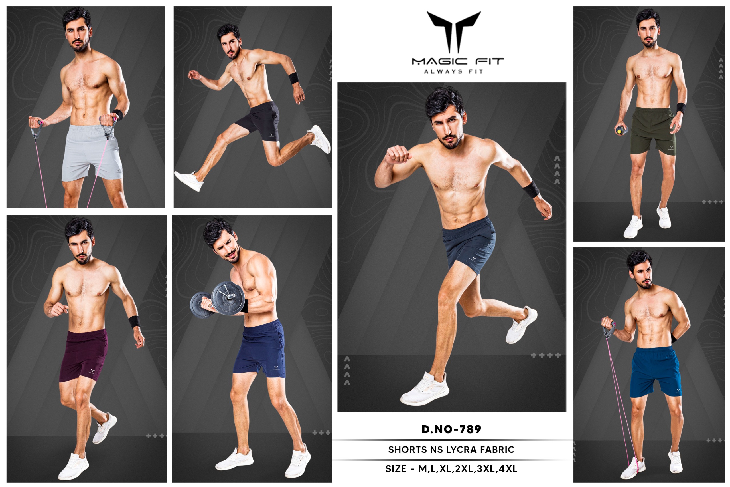 Mens Fourway Shorts By Magic fit
