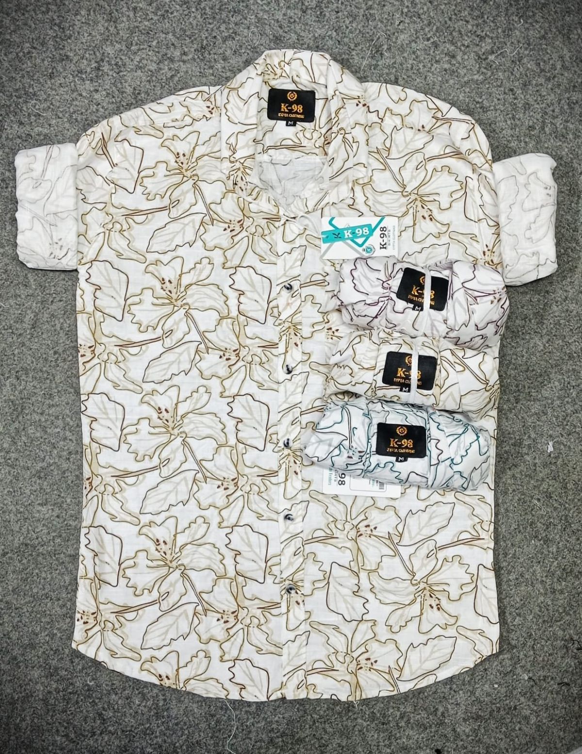 Linen Prints Shirts for Men's