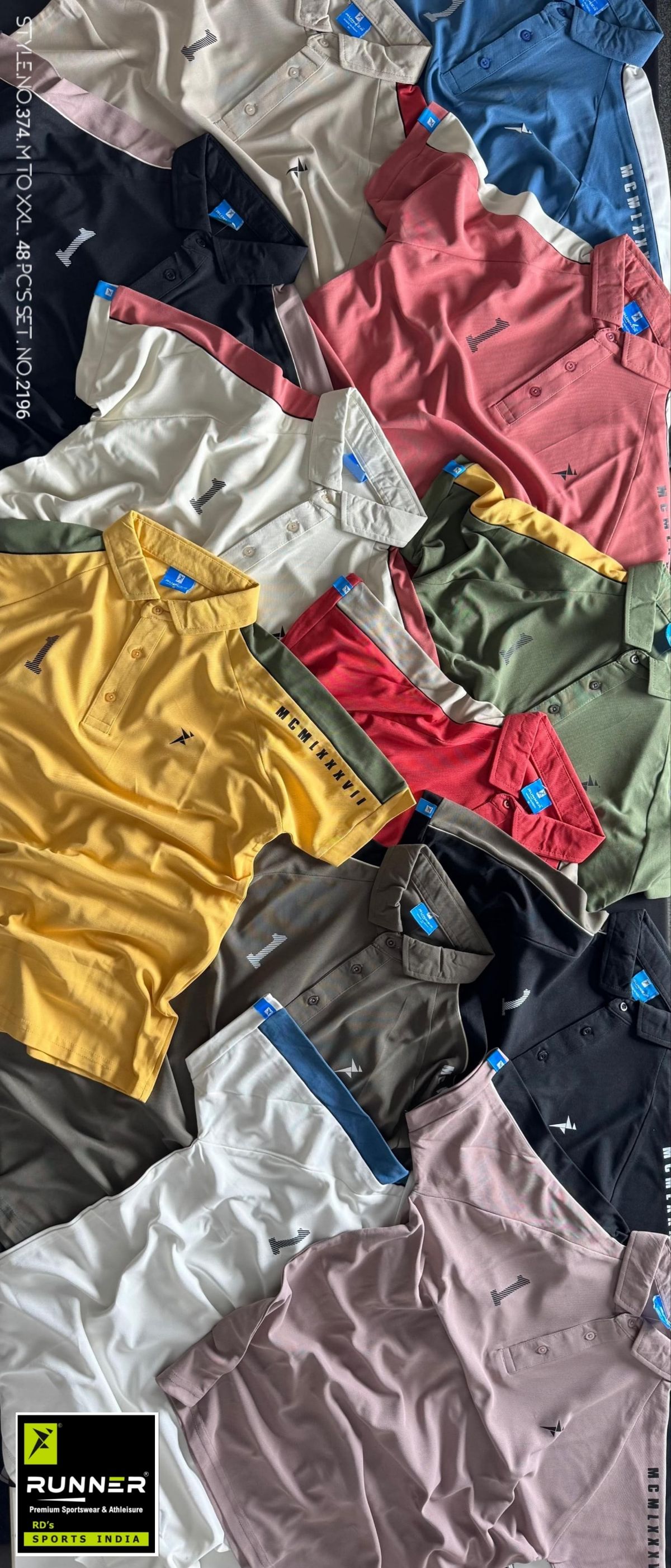 Men's Polo T-shirts Set D No- 374