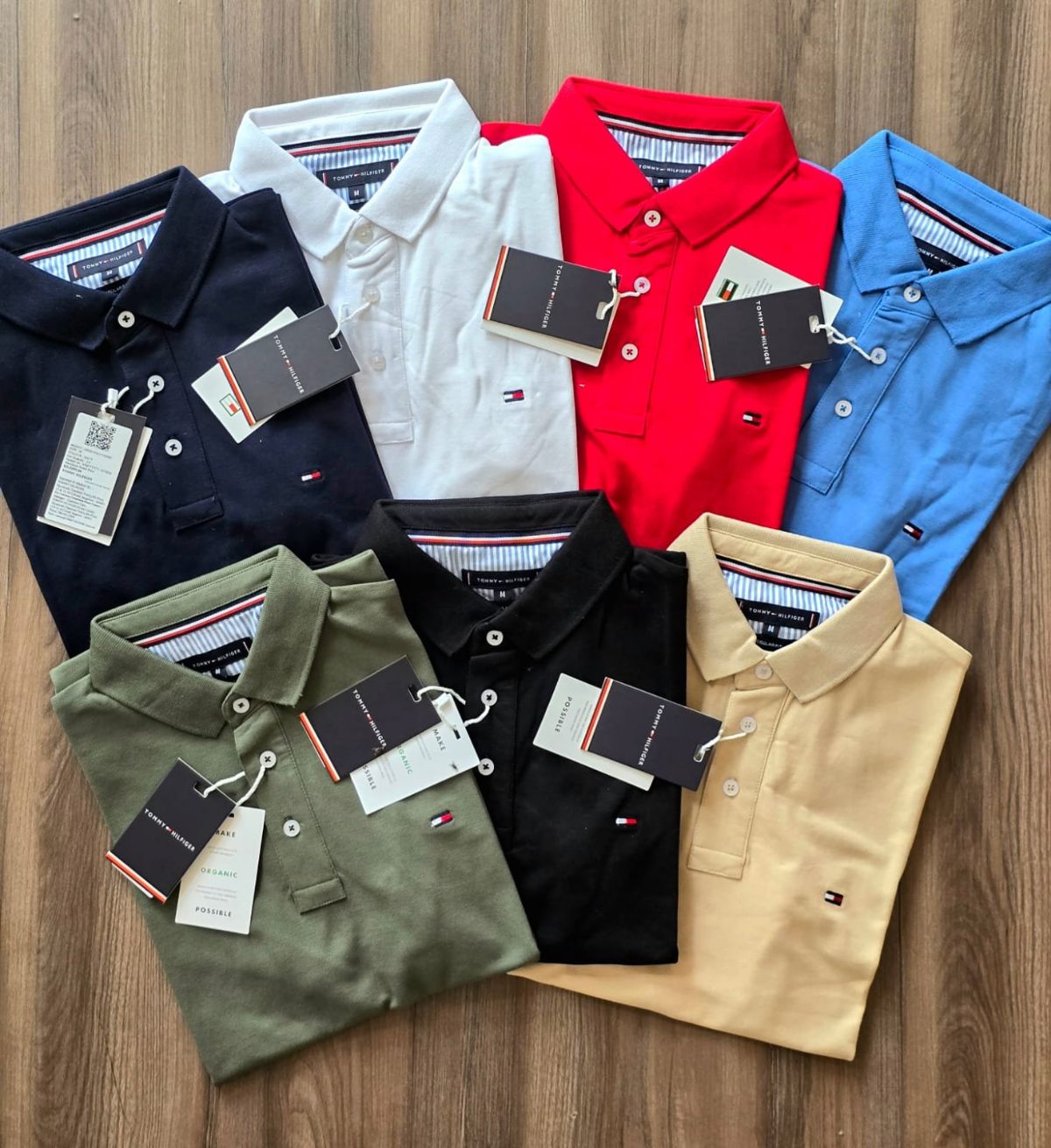 Tommy Hilfiger Men's polo plain t shirt