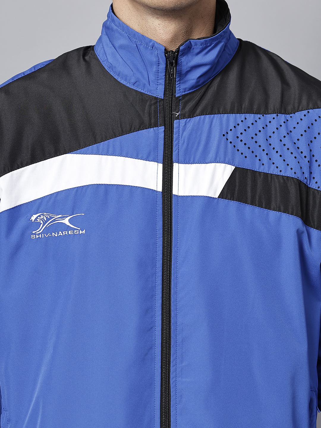 Men's Tracksuit  494A-Royal/Black/White-M-TZ
