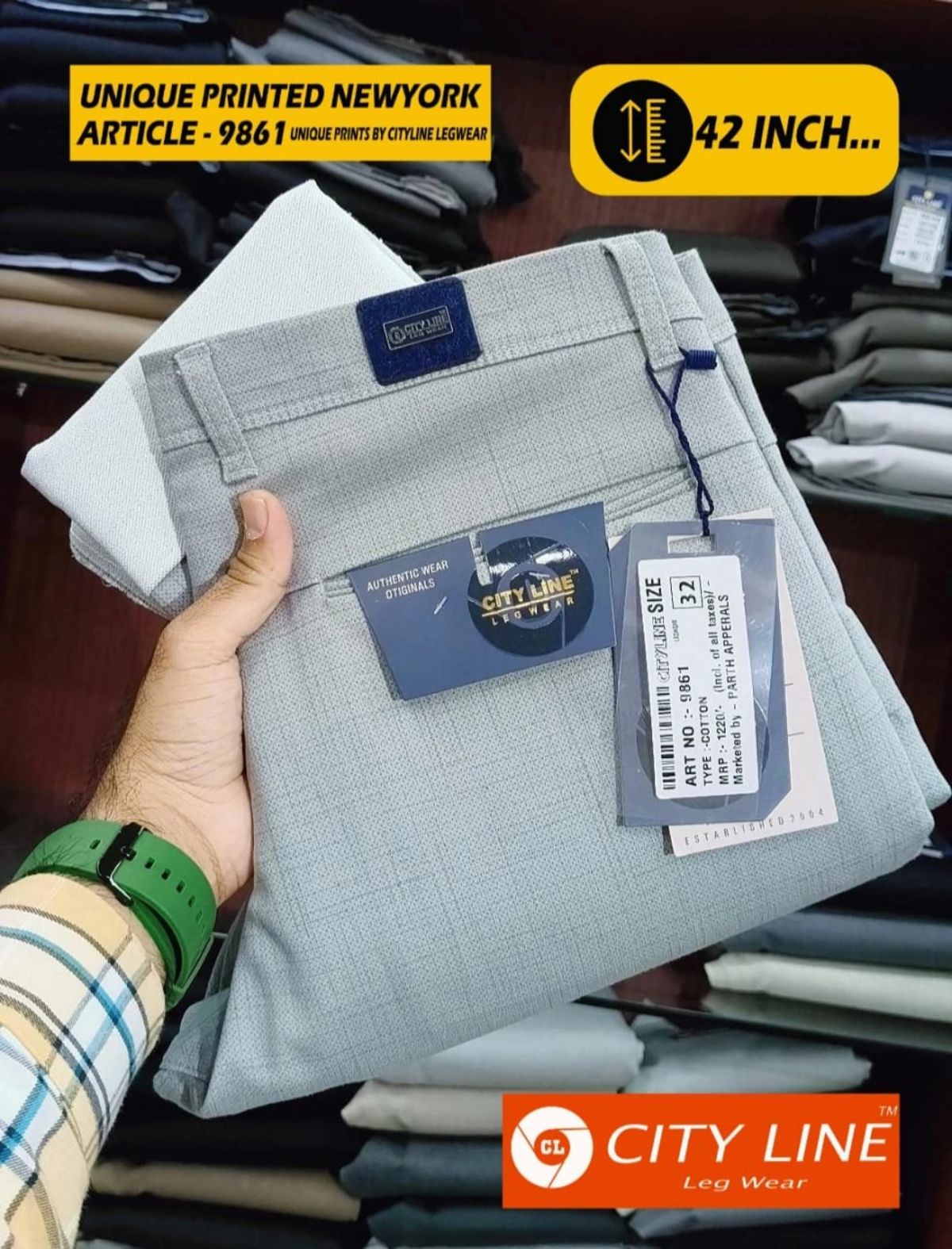 Men's Premium Formal Pants -9861