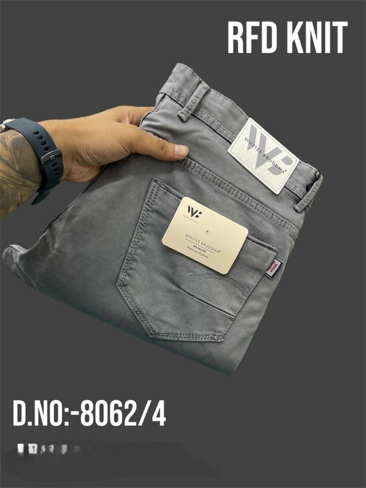 Whitee Budhha Men's RFD Jeans-8062/4