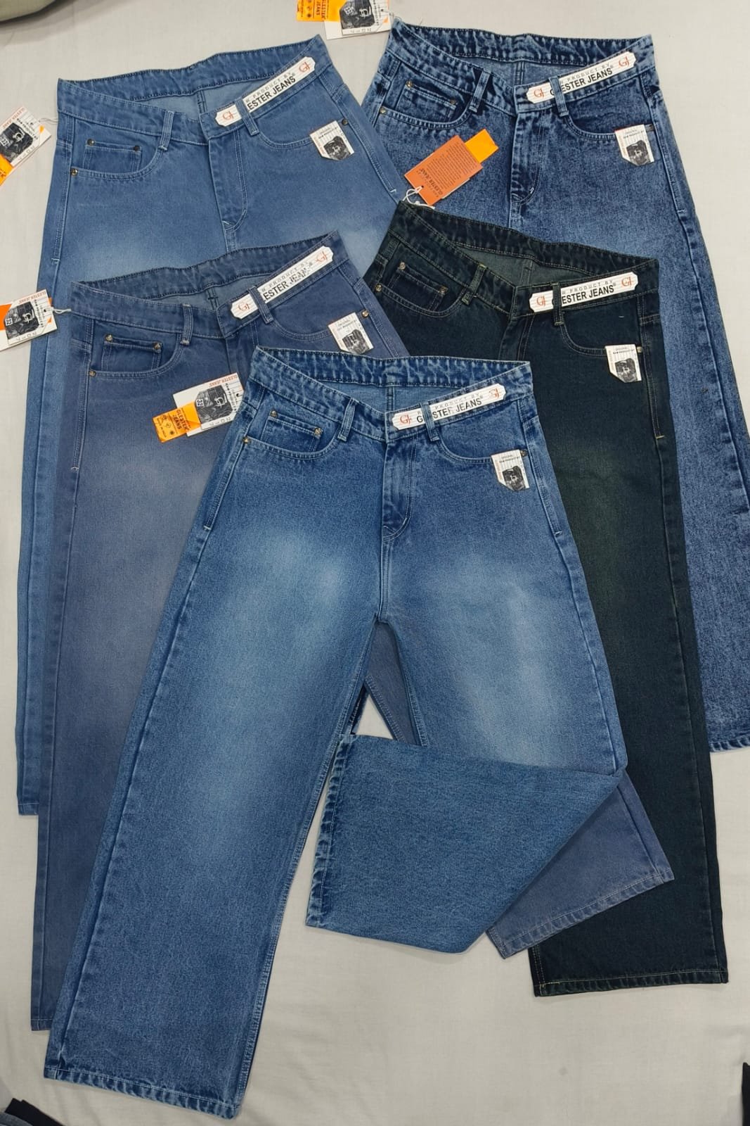 Men's Premium Quality Super Baggy 22 Bottom Jeans By Dirty Mad