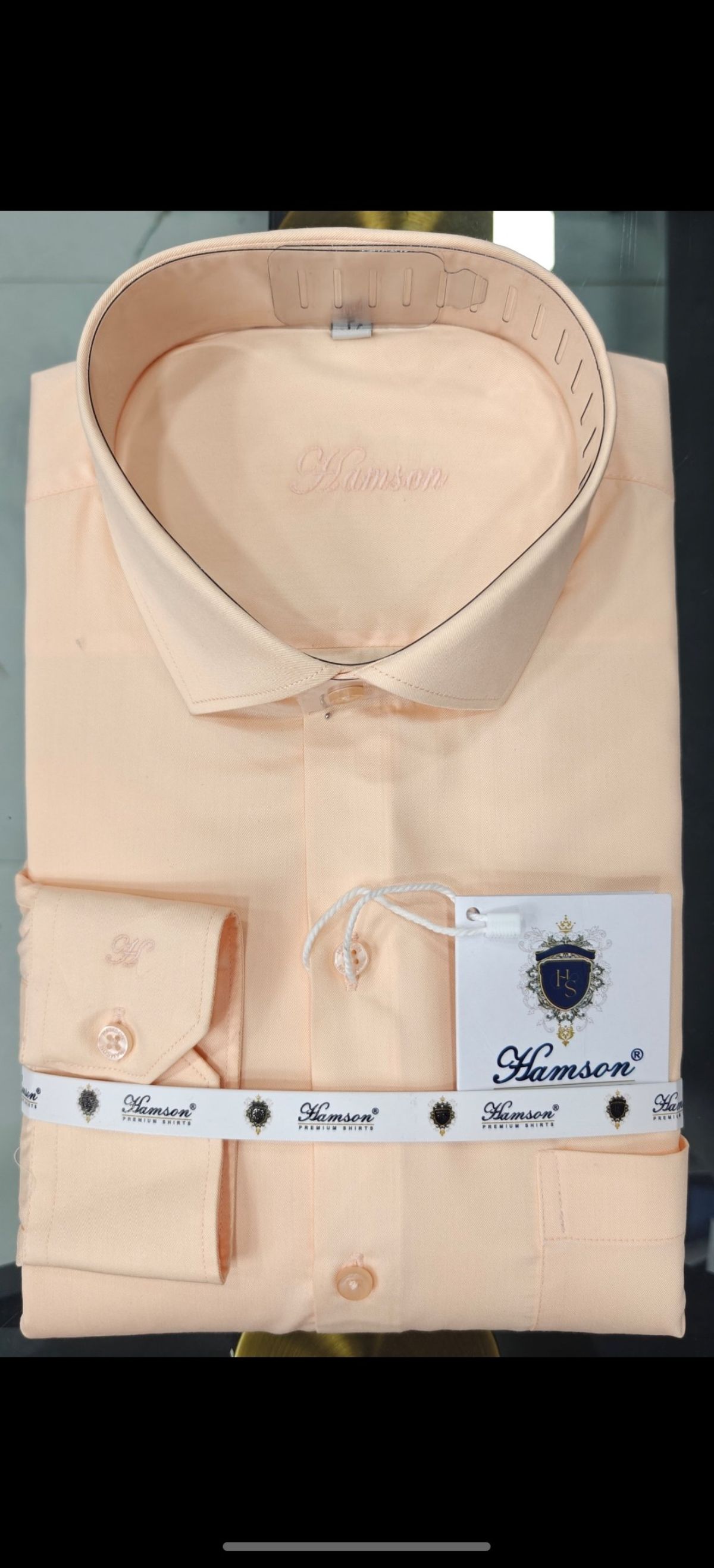 Hamson Luxury Plain Men's Shirts - Aqua-2