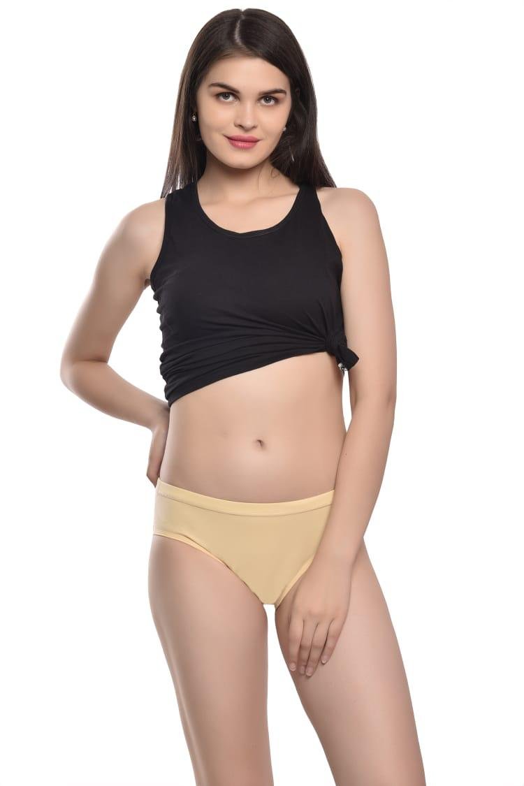 Teusy Women Leak Proof Period Panty Set (Beige)