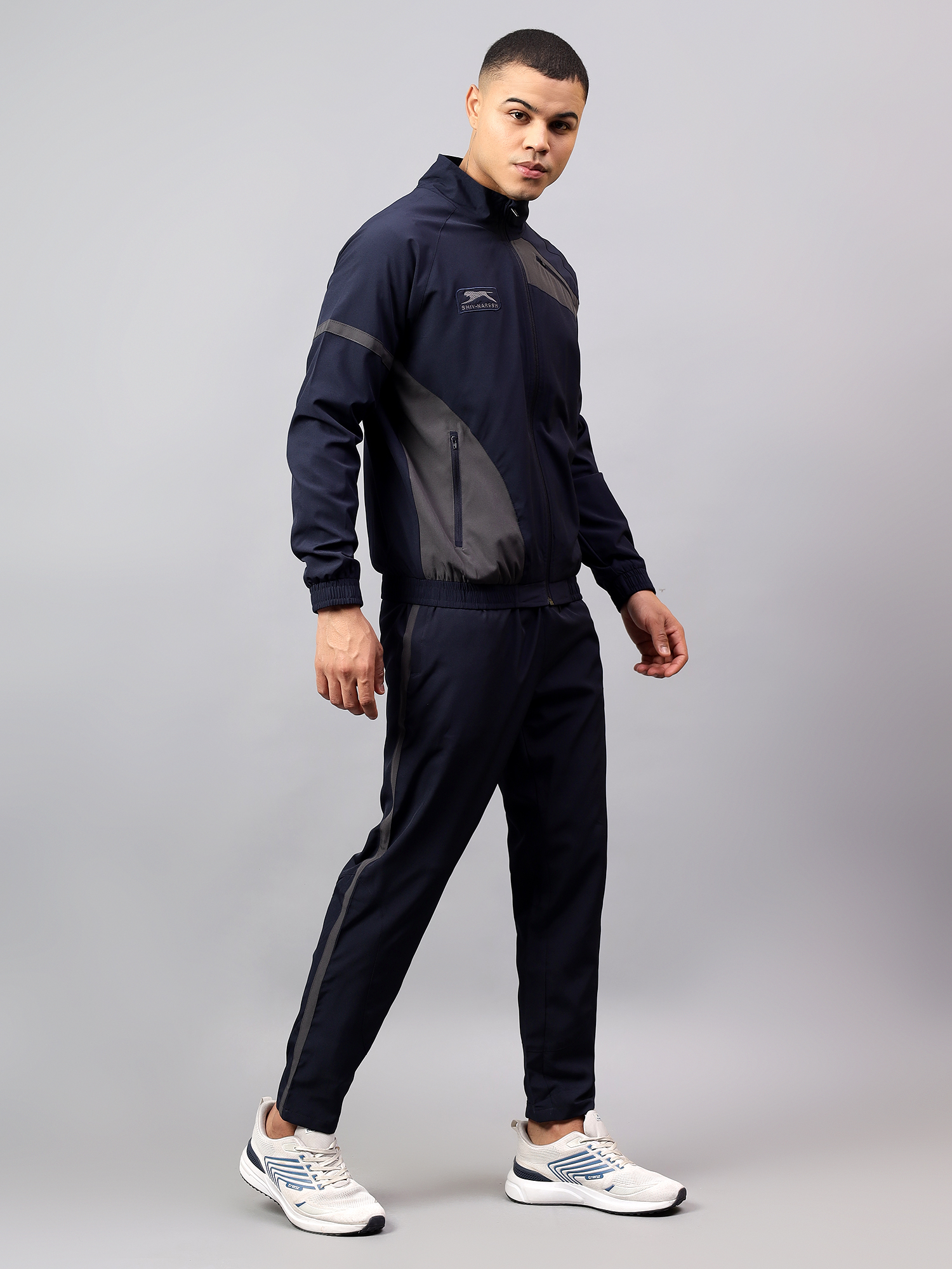 Men's Tracksuit  SNTSW109M-Navy/Dark Grey-M