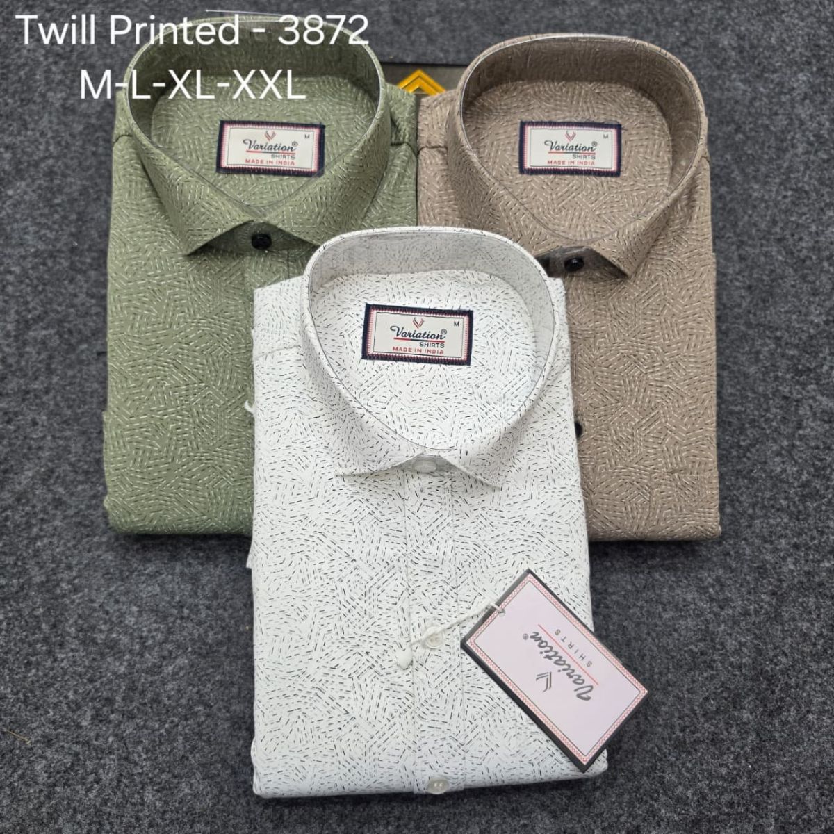 Variation Men's Shirts-3872 (M-XL)