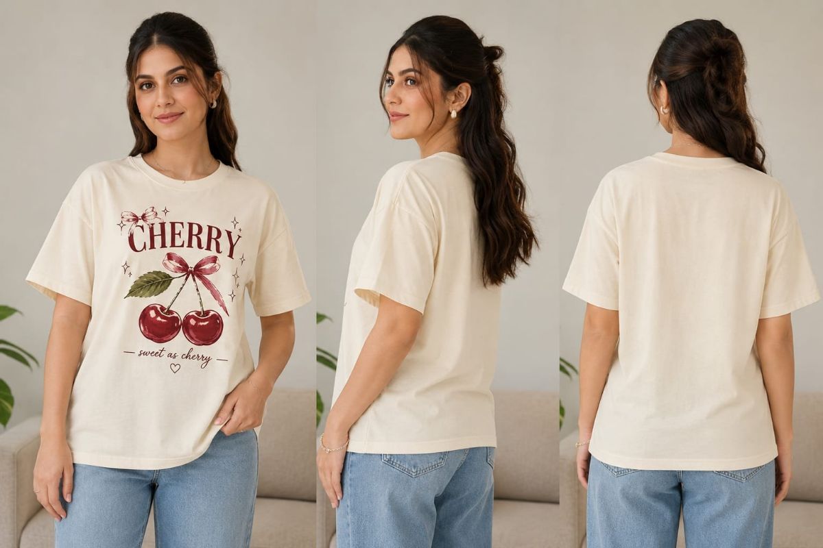 Cotton Blend Printed Unisex T-Shirts