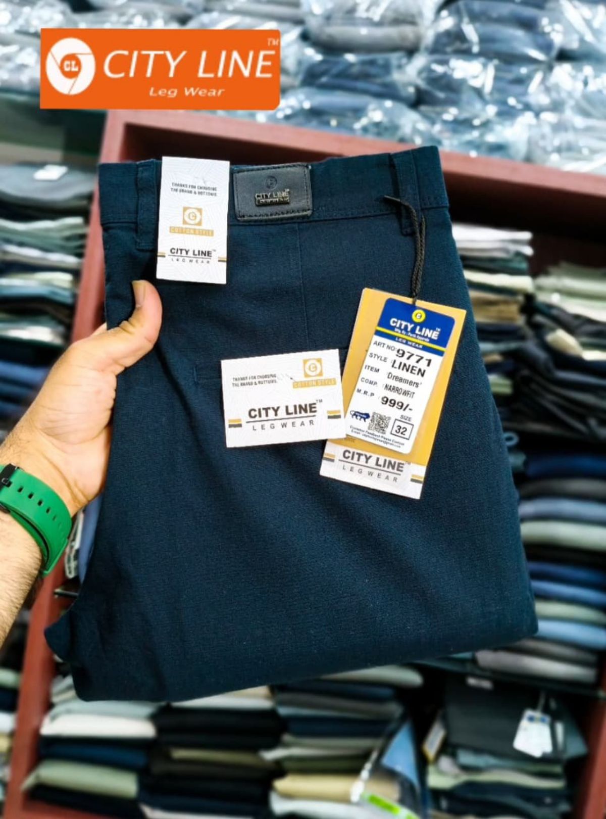 Men's Premium Linen Cotton  Formal Trousers