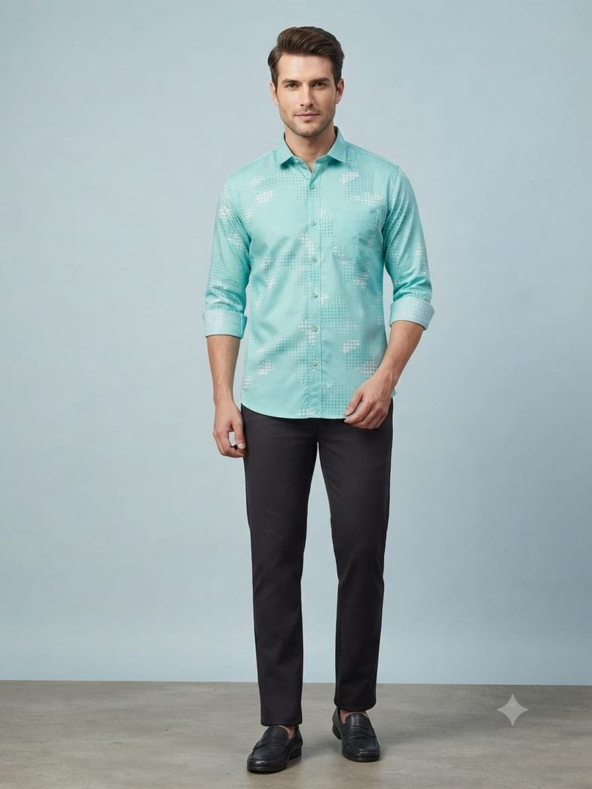 KRX Men's Cotton Poly Shirts Printed