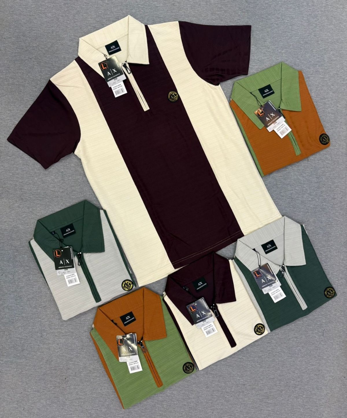Men's Football knitted Half Sleeves T-shirts