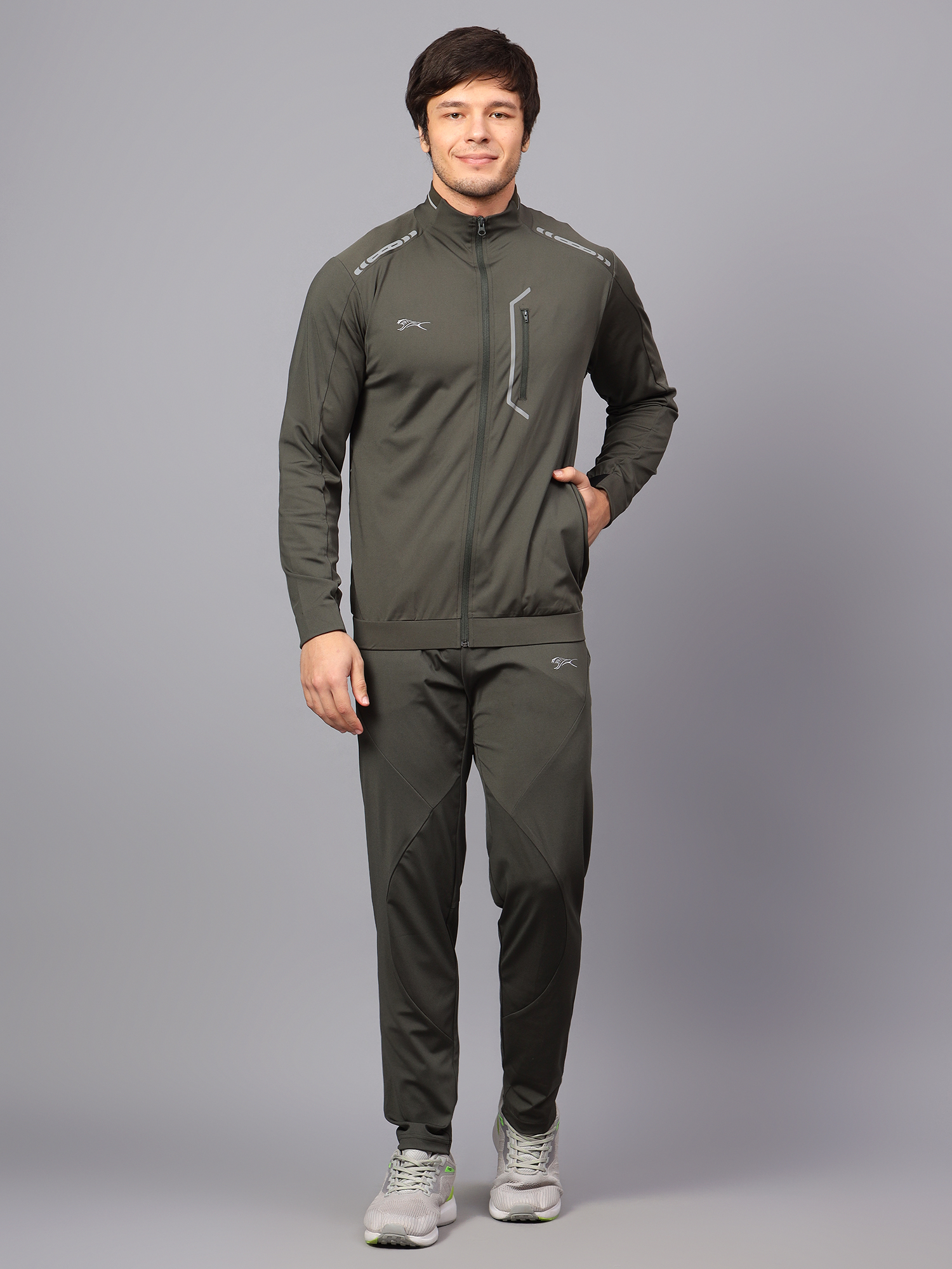 Men's Tracksuit  SNTSW110M-Olive -L