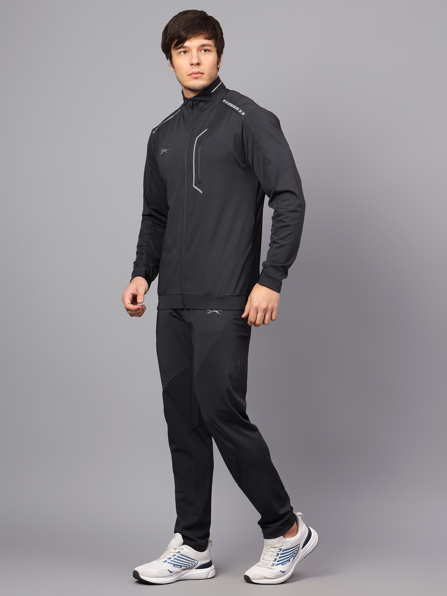 Men's Tracksuit  SNTSW110M-Charcoal Grey-XXL