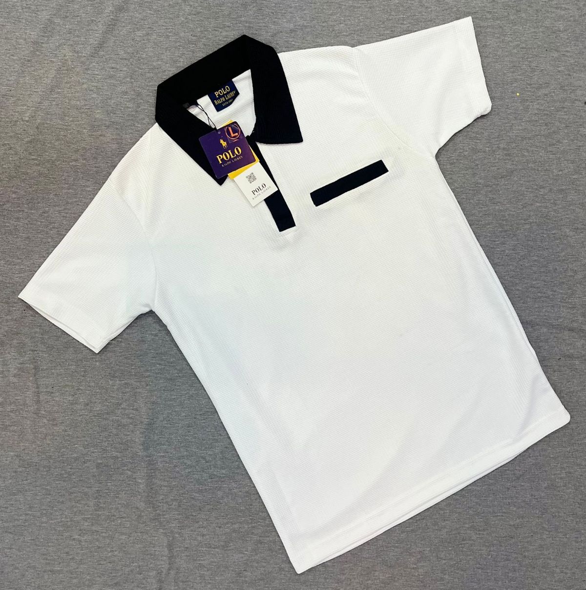 Men's Waffle Knit Lycra Half Sleeves T-shirts