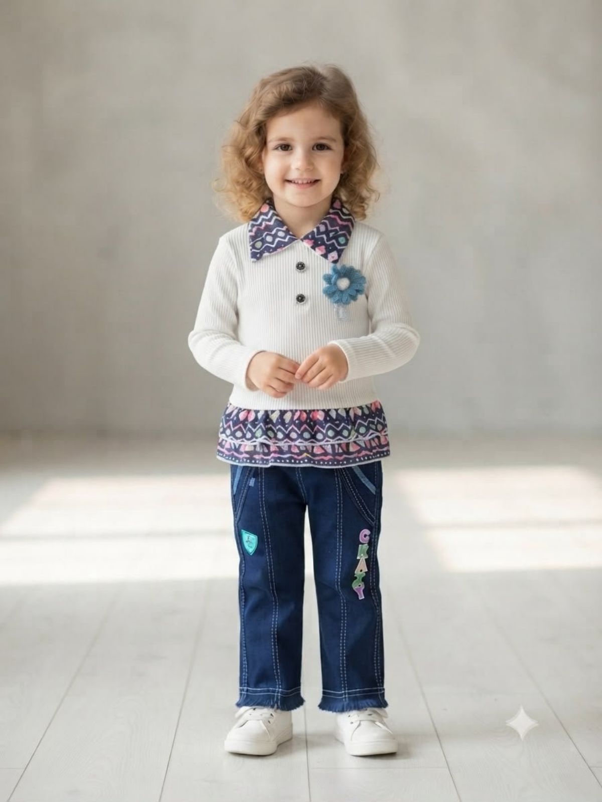 SG Fashion Kids girl top bottom Set