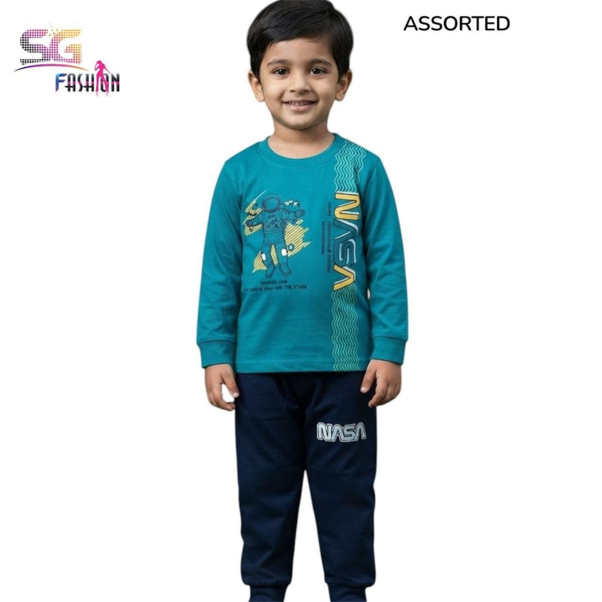 SG Fashion Boys Top Bottom Set