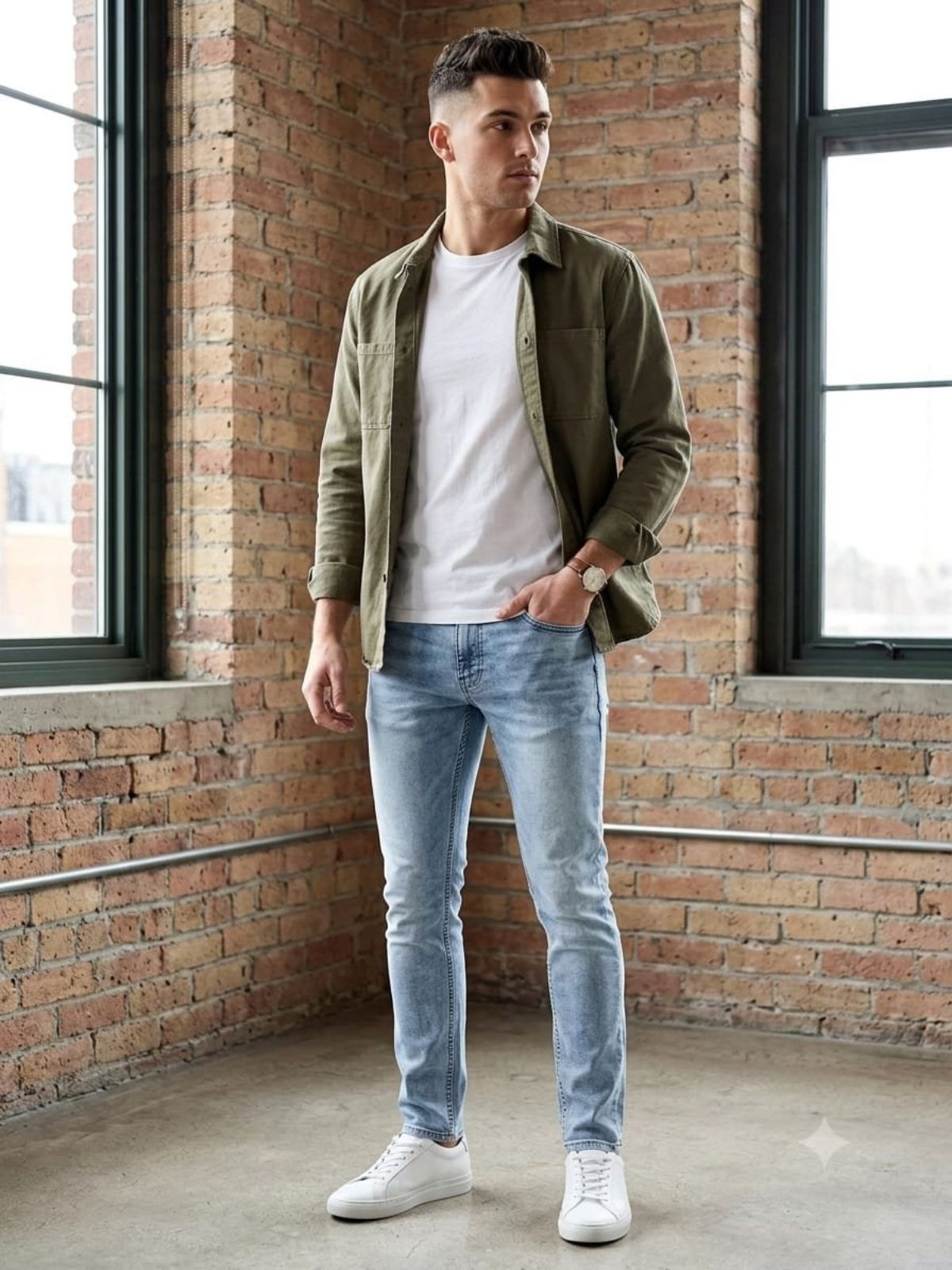 KRX Men's 4000 RFD Plain  Jeera Wash Jeans (38-42)