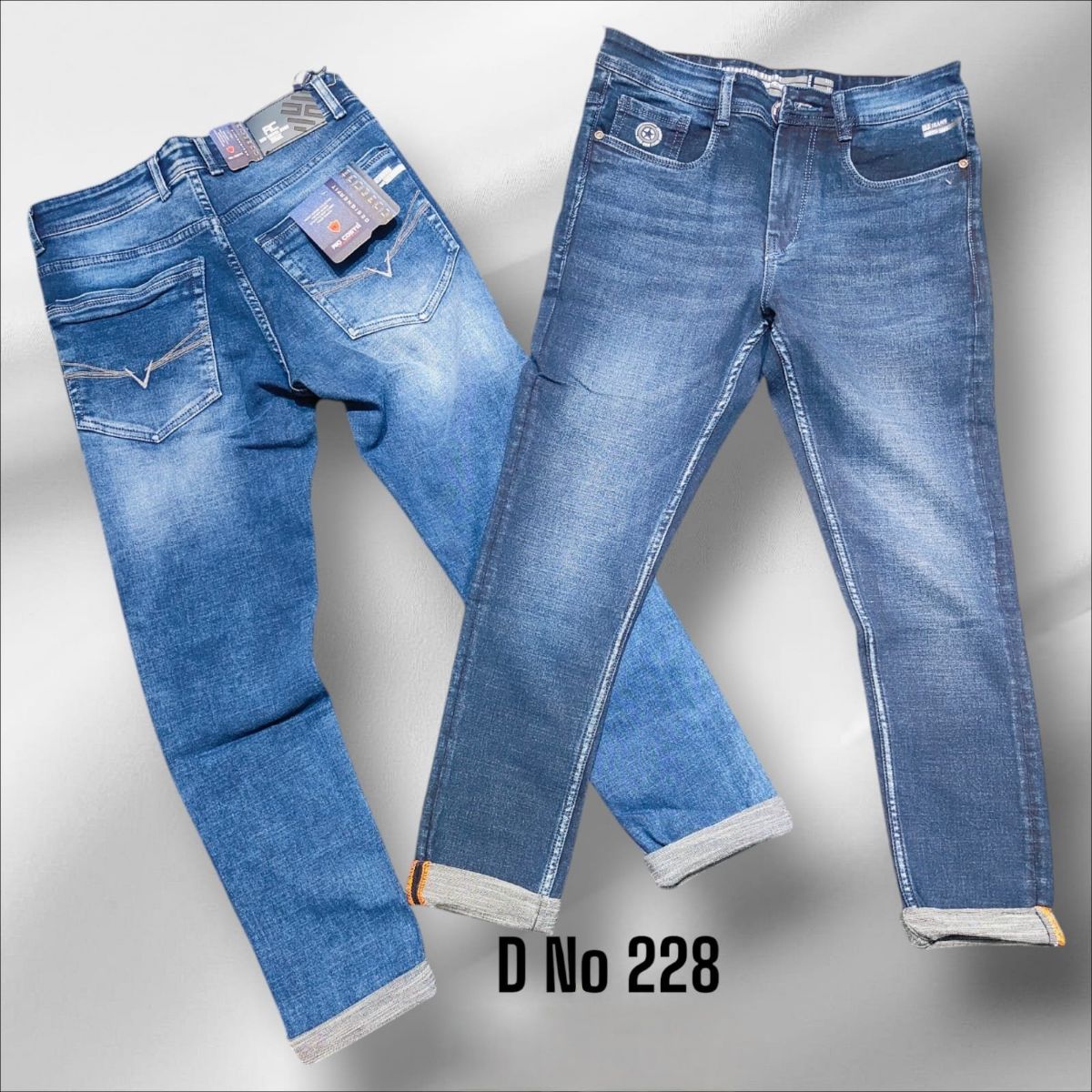 Rio Costa Men's Premium Pure Cotton Narrow Fit Jeans- 228