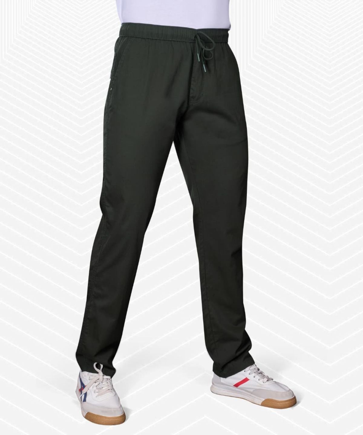 Pro-Noun Men's Lounge Wear Cotton Trackpant- D No- Cotonix-9-610-Green