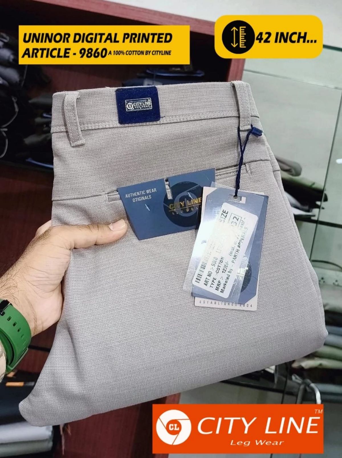 Men's Premium Formal Pants -9860
