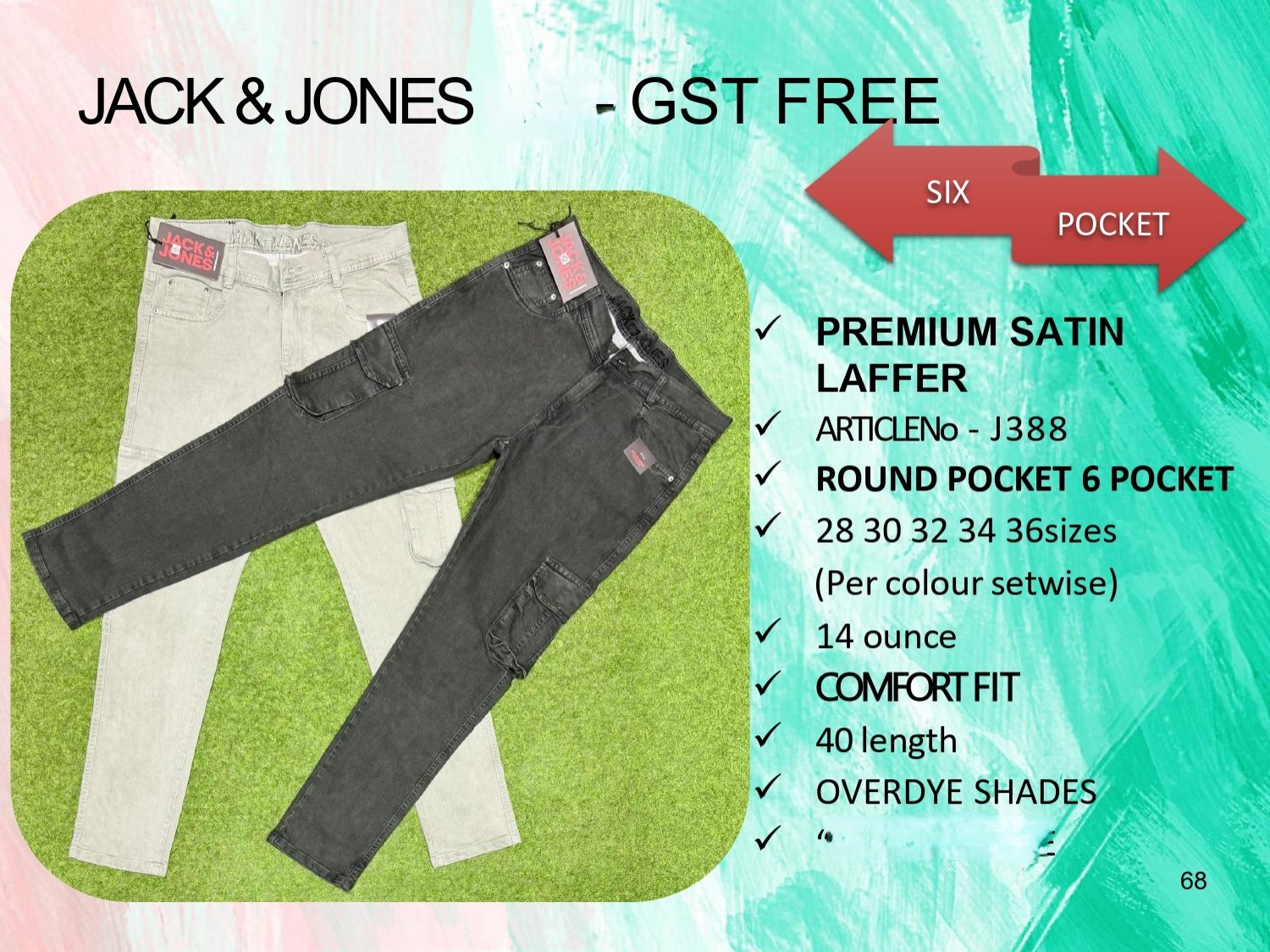 Men's Denim Jeans- JACK & JONAS