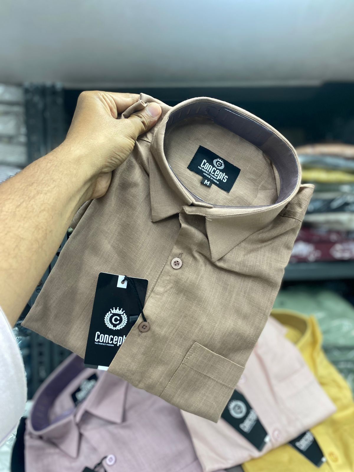 Concepts Men's Shirts Cotton Linen